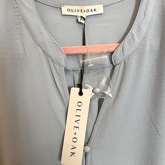 NWT Olive & Oak Chiffon Blouse - Picture 3 of 4